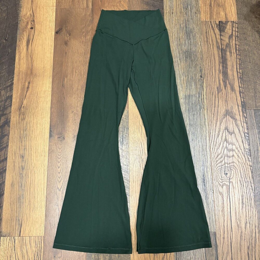 Offline by Aerie Real Me Green Flare Leggings